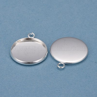 Оправы для подвесок из нержавеющей стали 304 в виде кабошонов X-STAS-F191-14S-F-1