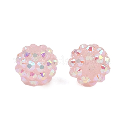 AB-цвет смолы горный хрусталь бисер RESI-S315-10x12-19-1