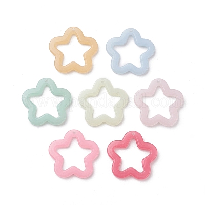 Ciondoli acrilico jelly imitato&nbsp;MACR-M042-01-1