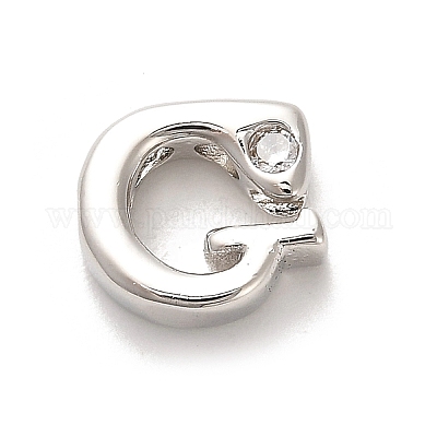 Стойки обшивки латунь кубического циркония бусы KK-L210-008P-G-1