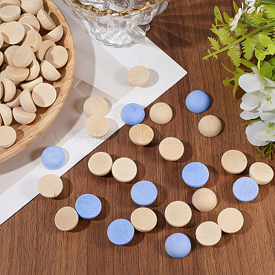 Необработанные кабошоны из натурального дерева WOOD-SP0001-55A-1