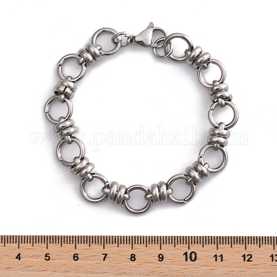 Браслеты из нержавеющей стали 304 BJEW-Z011-10P-1