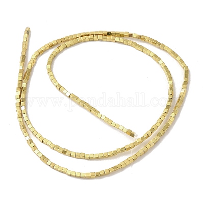 Гальванические нити из синтетических немагнитных гематитовых бусин G-I364-G01-G-1