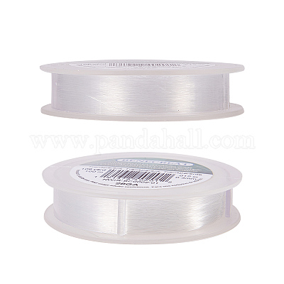 BENECREAT 100m 0.3mm Fishing Nylon Beading Thread Wire For Hanging, Bracelet And Jewelry Making