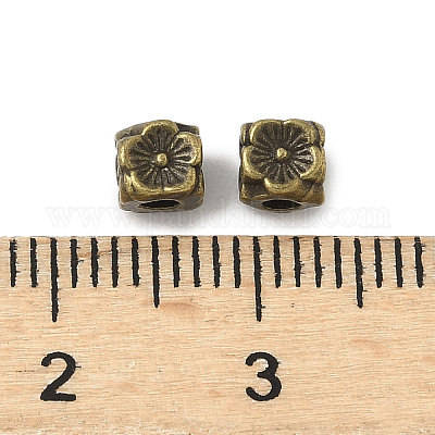 Сплавочные овальные бусины тибетского стиля  FIND-G059-01A-AB-1