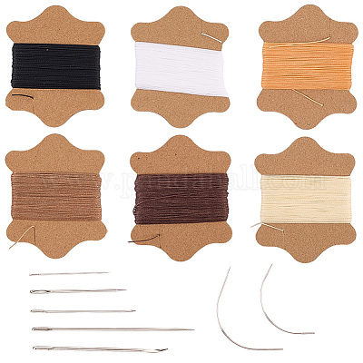 6 связка 6-х цветных вощеных хлопковых шнуров OCOR-CY0001-96-1