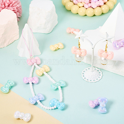 52 шт. Непрозрачные акриловые бусины OACR-TA0003-72-1