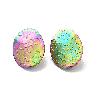 Ионное покрытие (ip) 304 нержавеющая сталь серьги-гвоздики фурнитура STAS-B041-05MC-1