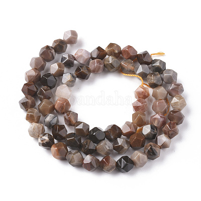 Природные окаменелое дерево бисер пряди&nbsp;G-F668-02-6mm-1