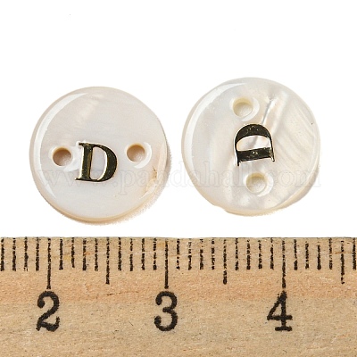 Bottoni di madreperla d'acqua dolce&nbsp;BUTT-Z001-01D-1
