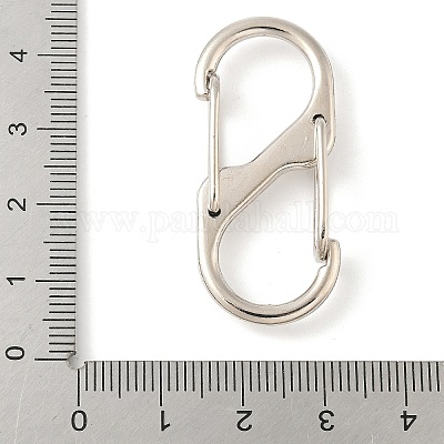 Застежки-карабин с пружиной из сплава и железа с двумя S-образными застежками FIND-H049-02A-P-1