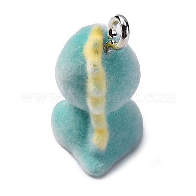 Кулоны из флокированной смолы FIND-S001-08E-1