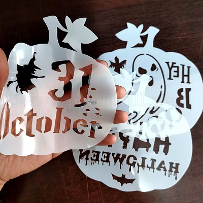 Pochoirs Siples De Citrouille Pochoir De Citrouille Décoratif