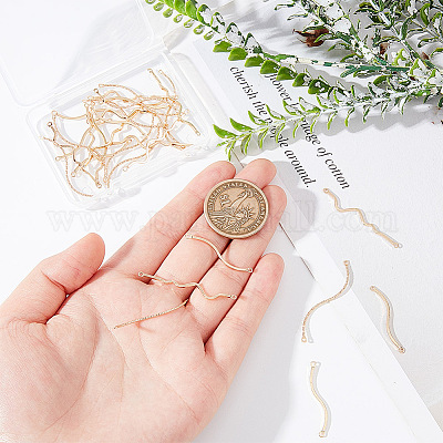 30 шт. 3 стиля подвески-подвески для соединителей из латуни с покрытием стойки KK-GA0001-34-1