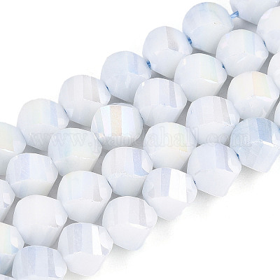 Антикоррозийные гальванические стеклянные бусины GLAA-T025-8mm-14C-1