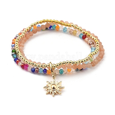 Стрейч браслеты BJEW-JB05375-02-1