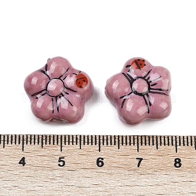 Фарфоровые бусины ручной работы PORC-I029-04-1