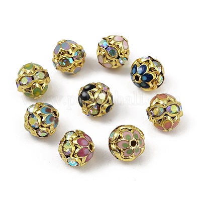 Латунь эмаль бисера KK-L236-01D-G-1