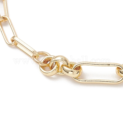 Браслеты-цепочки из латуни для женщин BJEW-JB12826-1