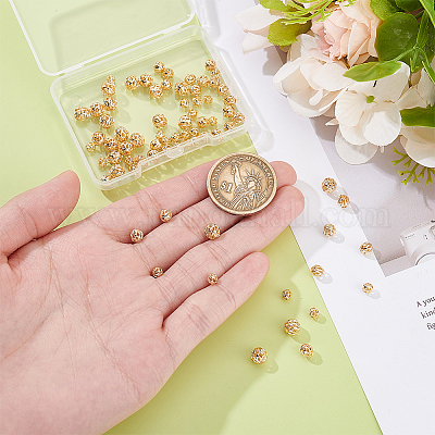 90шт 3 стиля латунные бусины KK-GA0002-19B-1