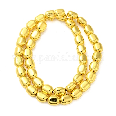 Гальванические нити из синтетических немагнитных гематитовых бусин G-Q1009-J02-01G-1