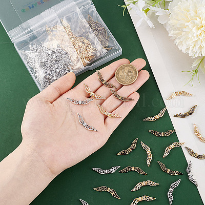 150 шт. 3 цвета бусины из сплава в тибетском стиле FIND-GO0002-53-1