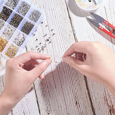 Spacer бисер латунные&nbsp;KK-CJ0001-12-1