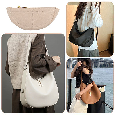 Полукруглый войлочный органайзер для кошелька&nbsp;AJEW-WH0434-15A-01-1