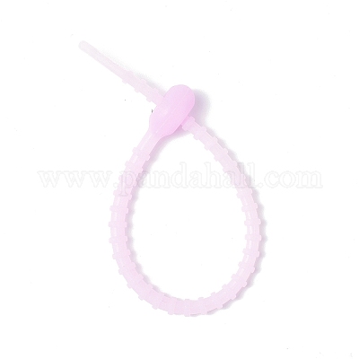 Светящиеся силиконовые кабельные стяжки AJEW-P104-01C-1