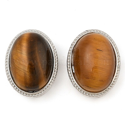 Естественные тигровые глазные многожильные звенья KK-M304-02P-03-1