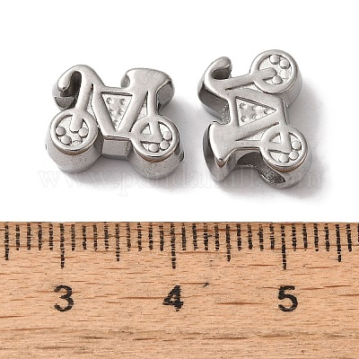 Европейские бусины из нержавеющей стали 304 STAS-I305-198P-1