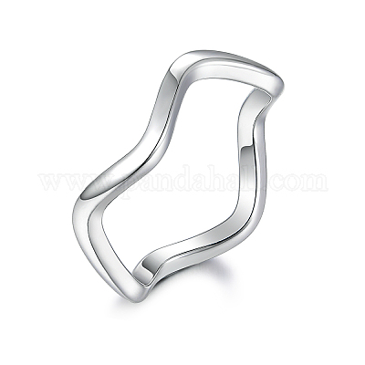 925 перстень из стерлингового серебра неправильной формы TI3281-2-1