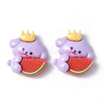 Непрозрачные кабошоны из смолы CRES-P023-06G-1