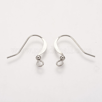 Латунные французские крючки для серег KK-Q365-P-NF-1