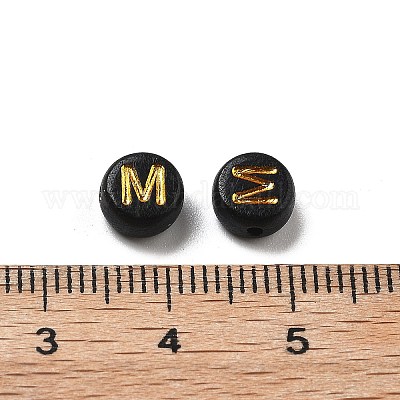 Покрытие непрозрачных акриловых бусин OACR-R005-03M-1