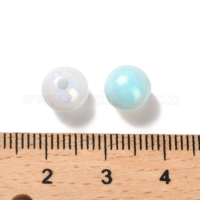 Непрозрачные акриловые бусины OACR-Z016-01A-09-1