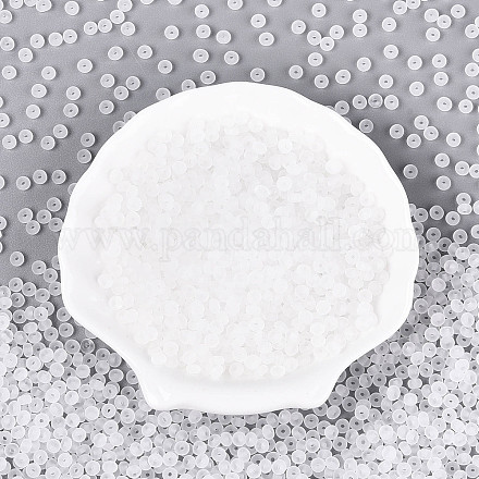 Прозрачные матовые цветные стеклянные бусины SEED-T007-12A-1