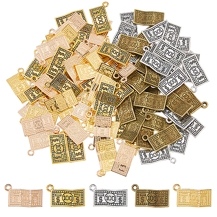 100 шт. 5 цвета подвески из сплава в тибетском стиле FIND-HS0001-76-1