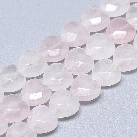 Natürlichen Rosenquarz Perlen Stränge X-G-S357-E01-07-1