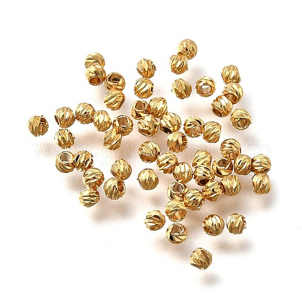 Латунные бусины KK-B147-02A-G-1