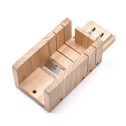 Outils de coupe de savon en bois de pin DIY-F057-01-1
