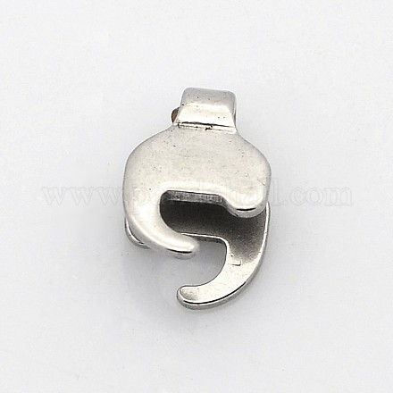 201 Stainless Steel Pendant Bails STAS-N045-01A-1