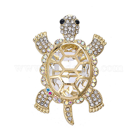 Golden Alloy Brooches WG37370-01-1