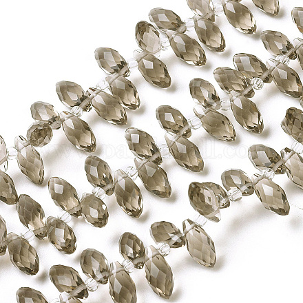 Perlas de cristal de cristal hebras X-GLAA-D033-29-1