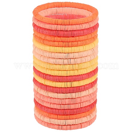 Набор растягивающихся браслетов Heishi Surfer из полимерной глины BJEW-SW00126-1