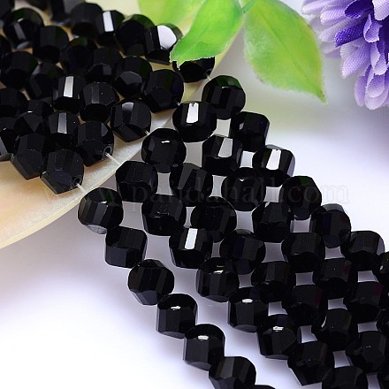 Faceted Polyhedron Imitation Austrian Crystal Bead Strands G-M183-10mm-23A-1