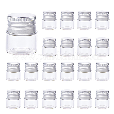 Botella de cristal frasco de vidrio para envases de abalorios CON-BC0005-54-1