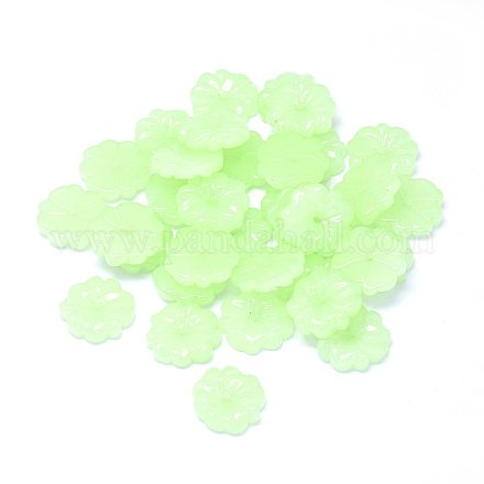 Imitation de perles de verre de jade GLAA-H016-06F-8-1