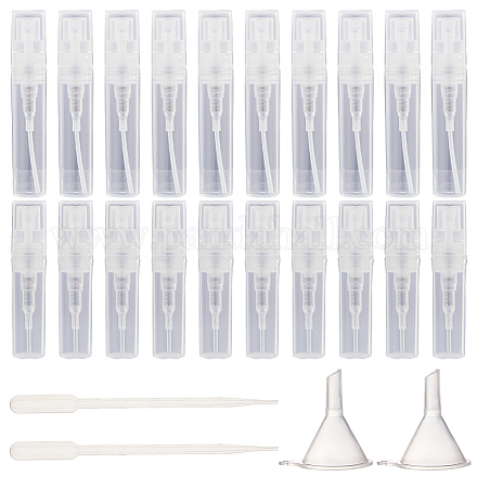 32 шт. 2 стиля 2 мл/3 мл полипропиленовые (ПП) флаконы-спрей MRMJ-GF0001-44-1