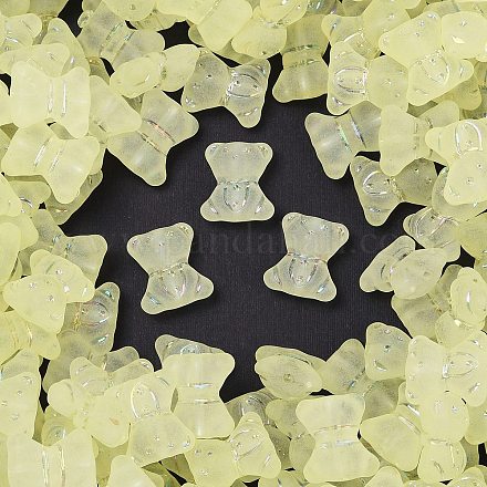 Матовые прозрачные акриловые бусины OACR-P029-20B-03-1